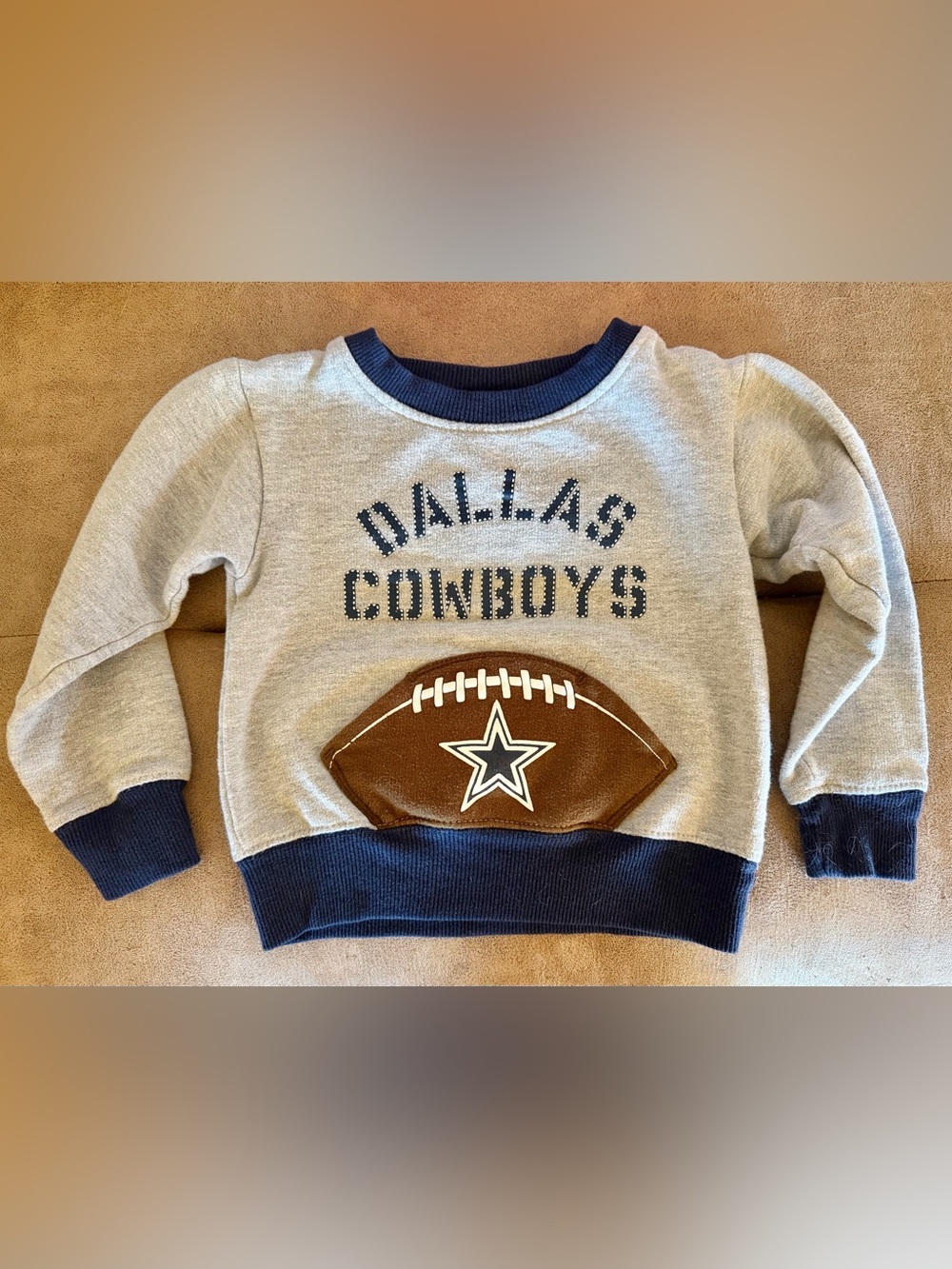 ✔️Dallas Cowboys Authentic Baby Sweatshirt Size 2T For Smallest Fan!